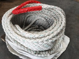 polyester touw met lus, lengte onbekend, dik 45 mm (2)